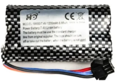 MN Series-7.4V 1200mAh 3 Pin SM Li-ion Rechargeable Battery